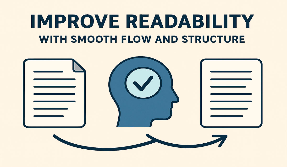 Improve Readability with Smooth Flow and Structure