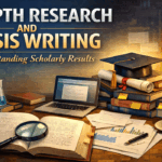 In-Depth Research And Thesis Writing for Outstanding Scholarly Results