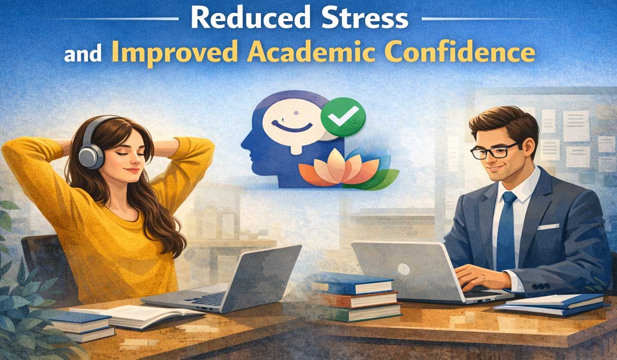 Reduced Stress and Improved Academic Confidence